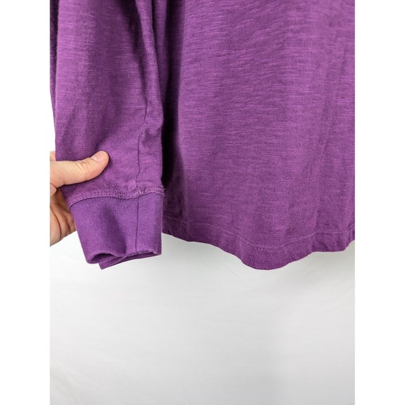 Tartan & Blu Russell Simmons Mens Long Sleeve V Neck T Shirt Purple S Y2K Preppy - Picture 7 of 9